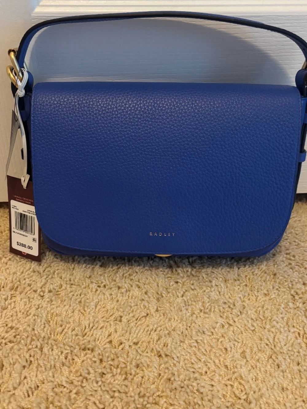 Radley Grafton Street Small Flapover Cross Body Bag in Yves Blue